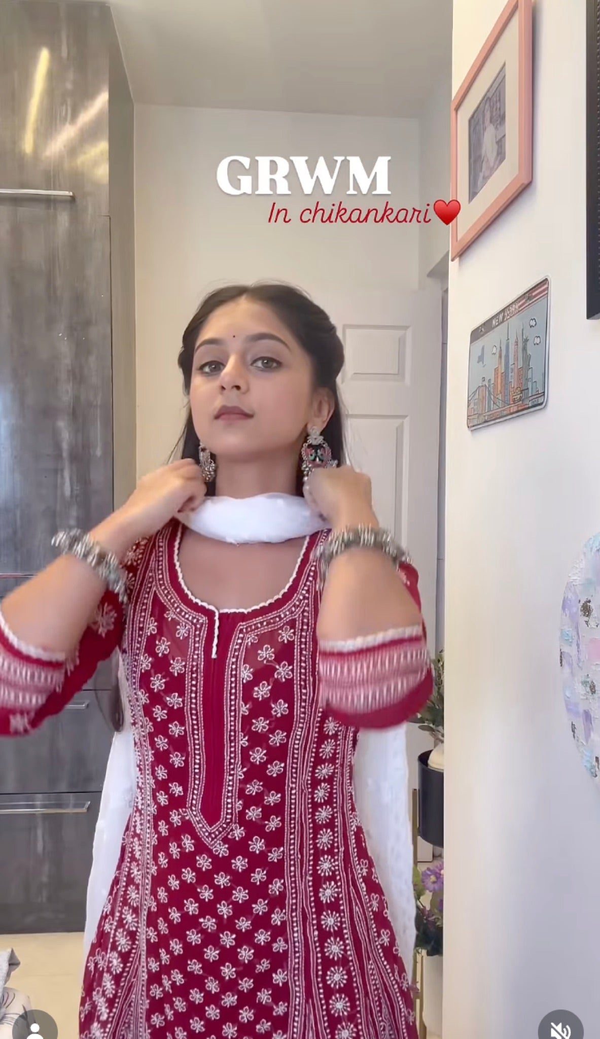 09FJ Jabili Chikankari Anarkali
