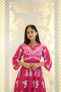 08FJ Jabili Modal Chikankari Short Kurti