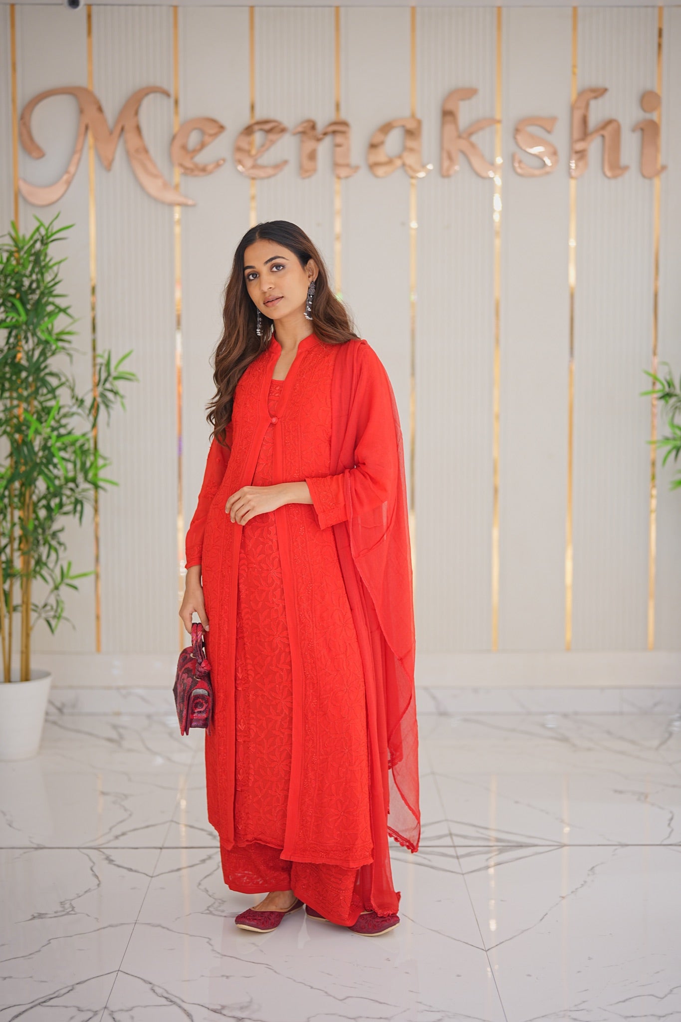 11M Medha Shrug Plazo Set