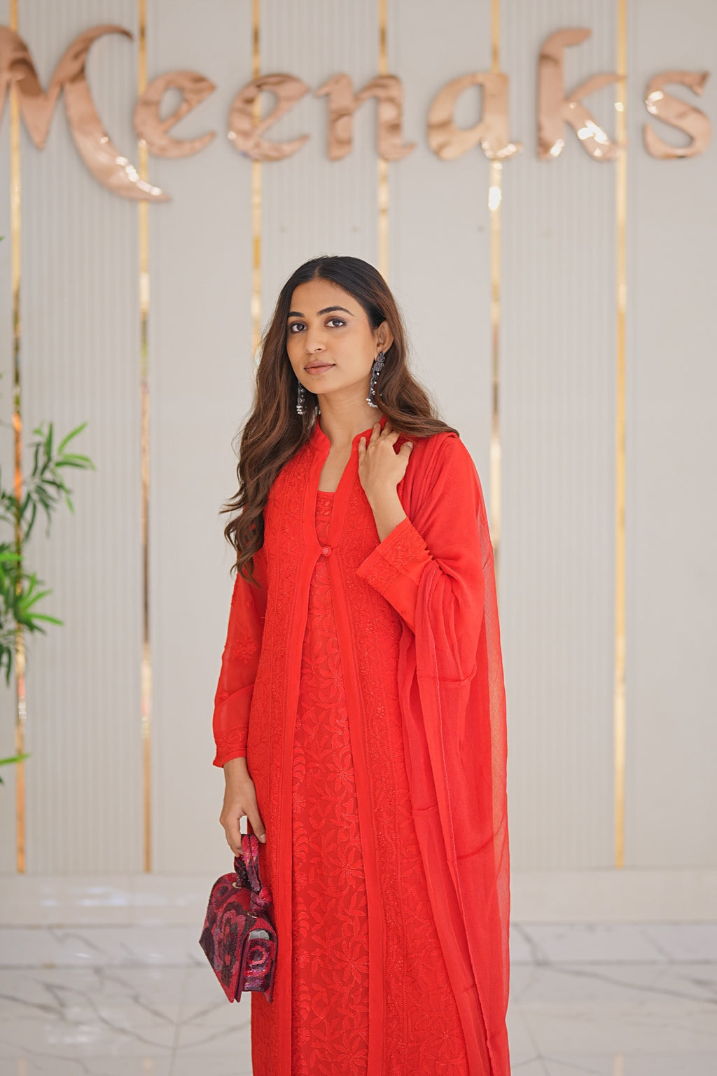 11M Medha Shrug Plazo Set