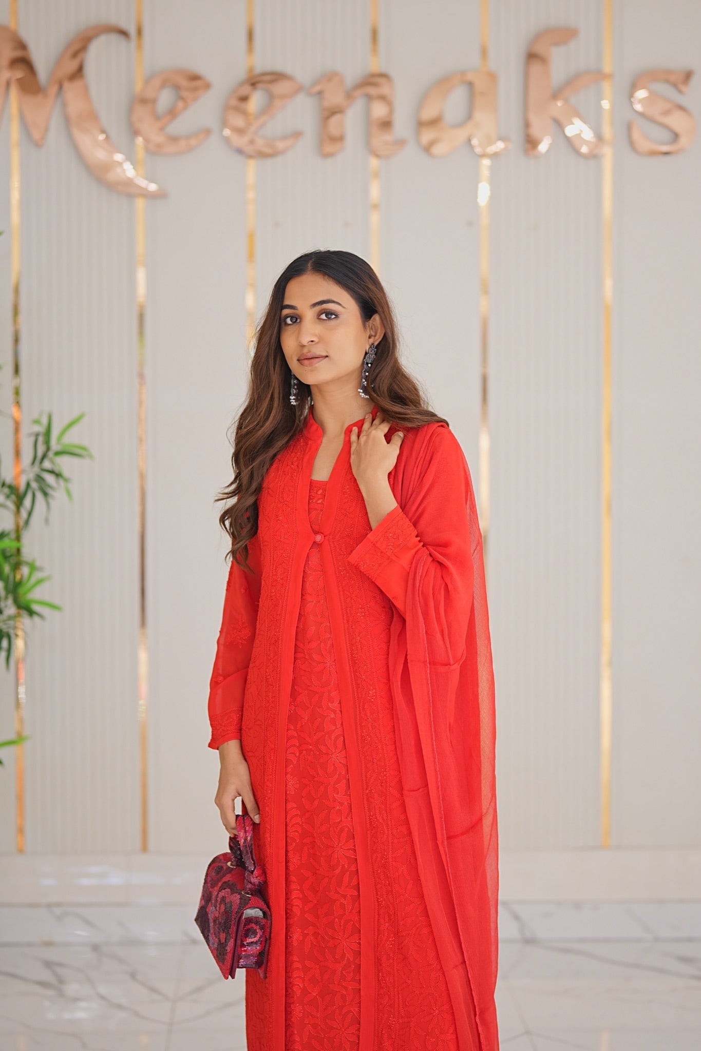 11M Medha Shrug Plazo Set