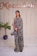 13M Medha Pure Georgette Designer Chikankari Saree