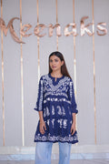 17M Medha Chikankari Short Kurti