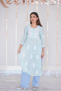 21M Medha Straight Cut Chikankari Kurti