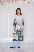 25M Medha Chikankari Long Kurti
