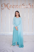 29M Medha Chikankari Kurti Plazo set