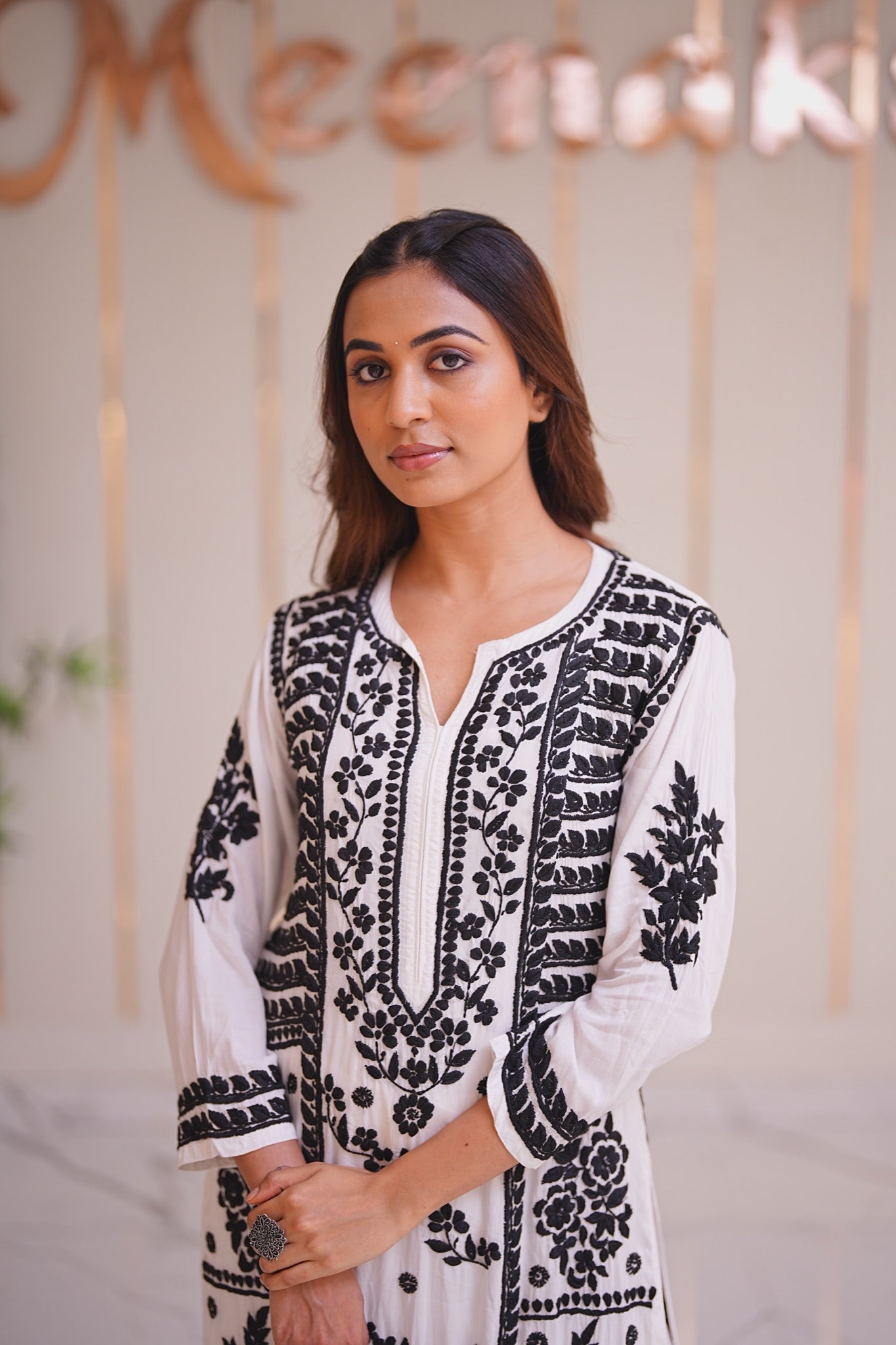 02M Medha Kurti Pant Set