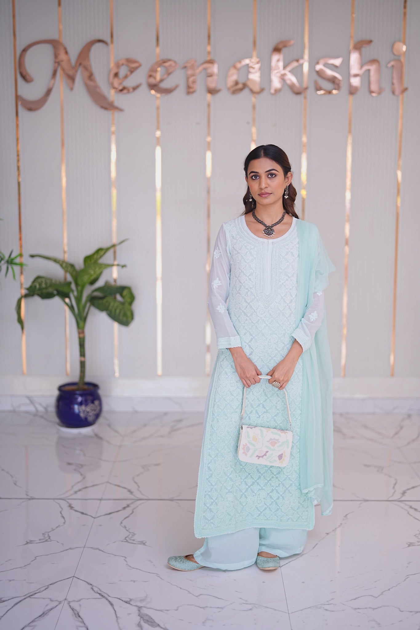 08M Medha Kurti Plazo Set