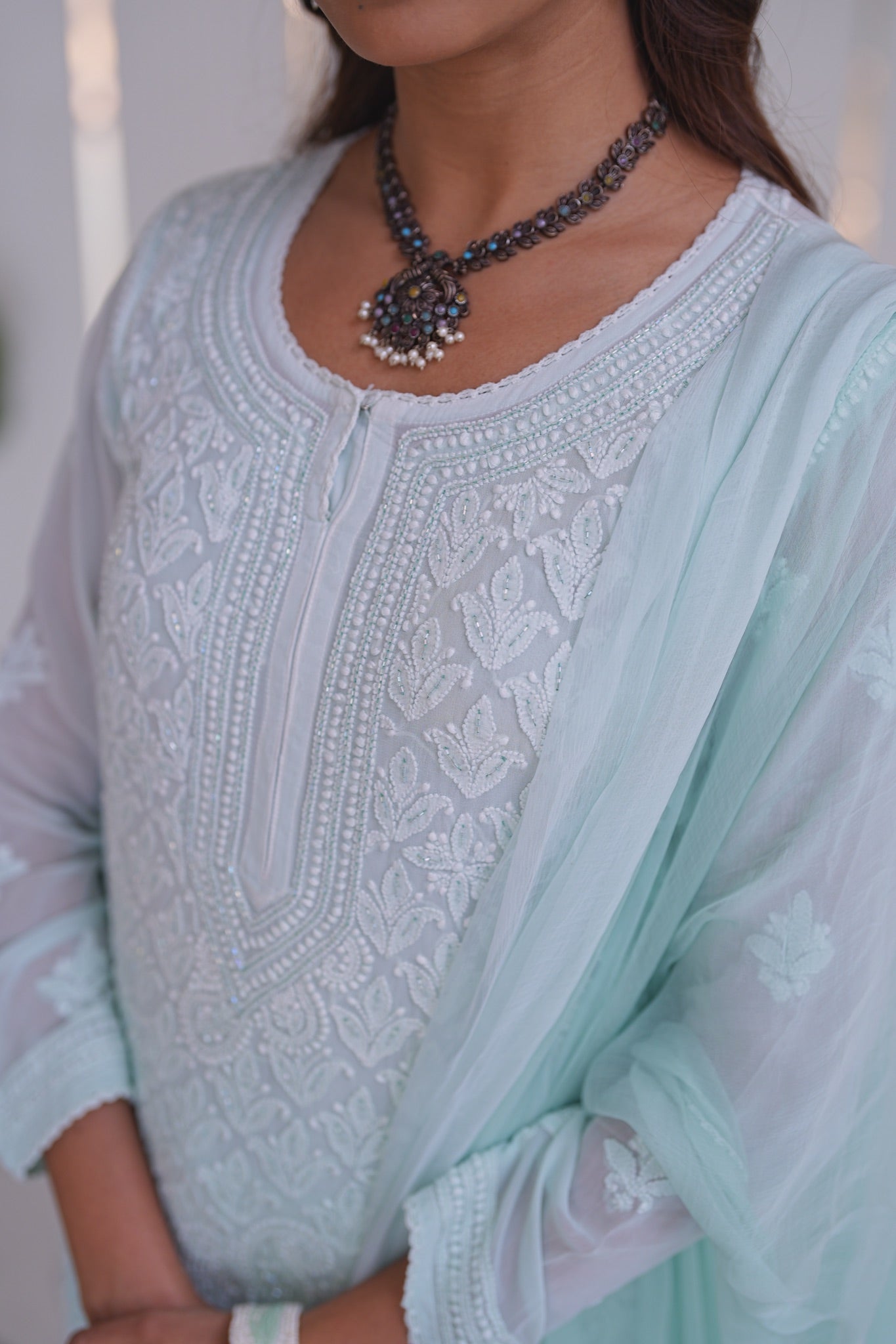 08M Medha Kurti Plazo Set