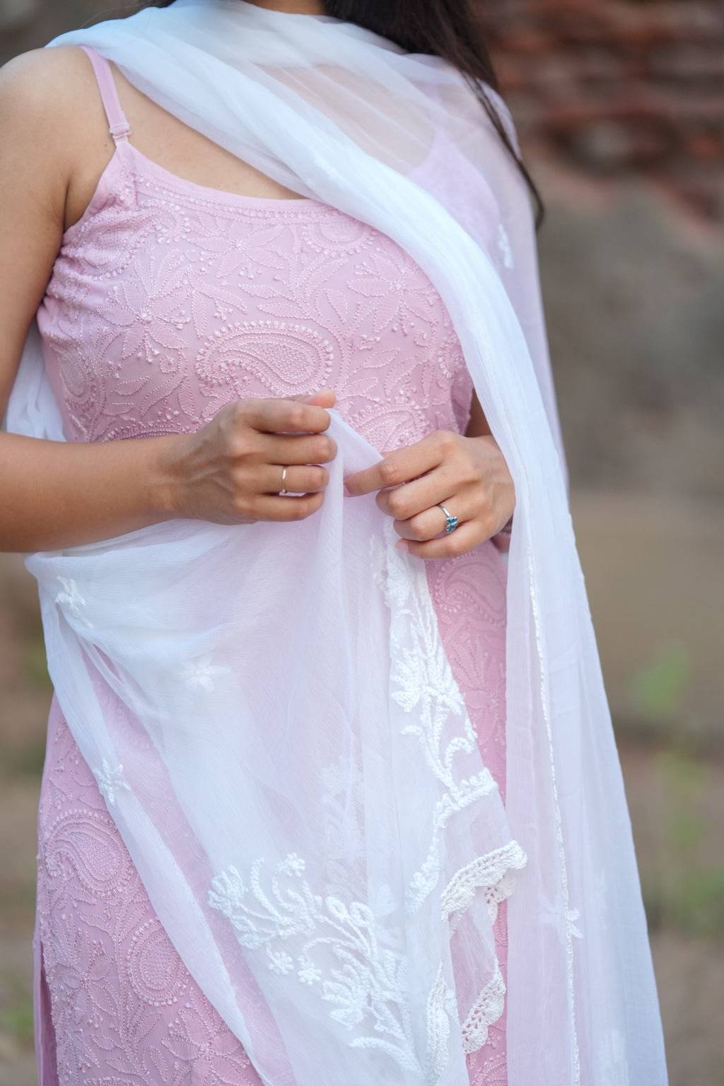 02N Nitya Georgette Straight Cut Kurti