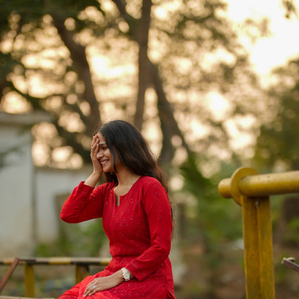 04N Nitya Kurti Plazo Set