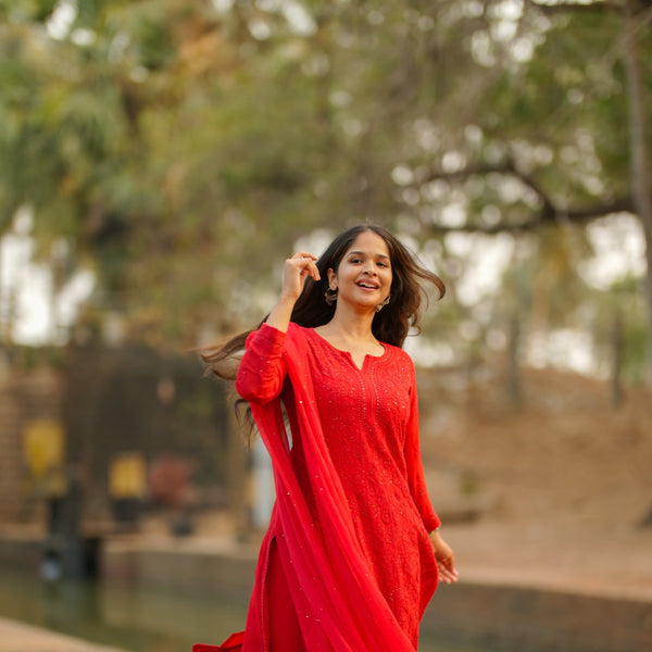 04N Nitya Kurti Plazo Set