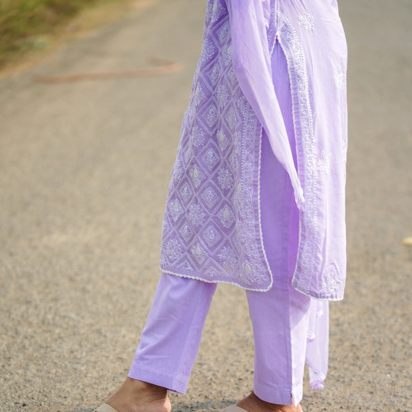 06N Nitya Modal Satin Kurti Pant Set
