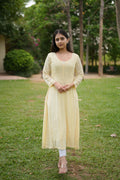 13SJ Jabili Chikankari Anarkali