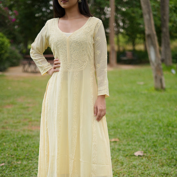 13SJ Jabili Chikankari Anarkali