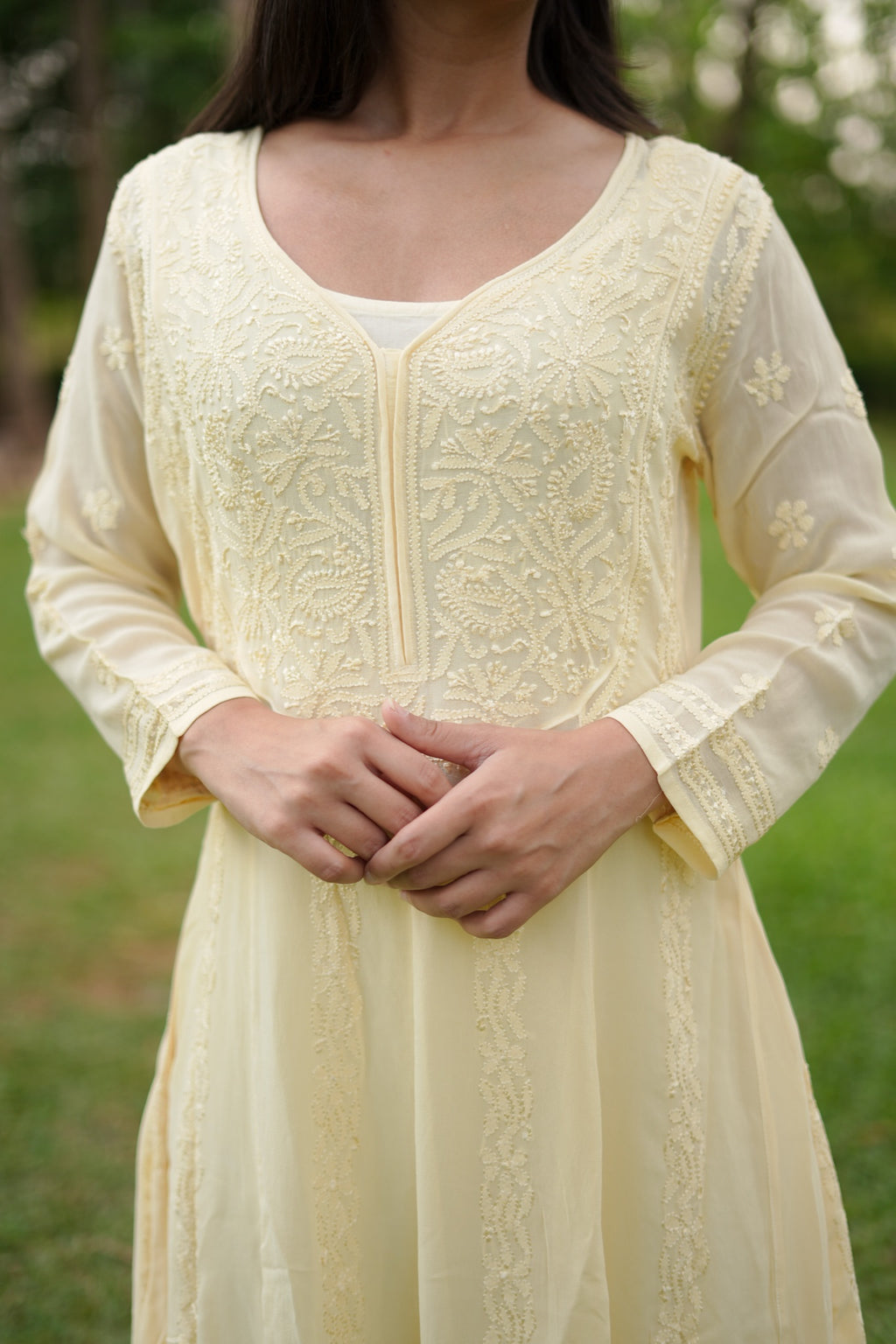 13SJ Jabili Chikankari Anarkali