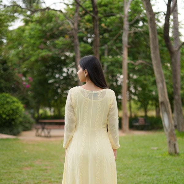 13SJ Jabili Chikankari Anarkali