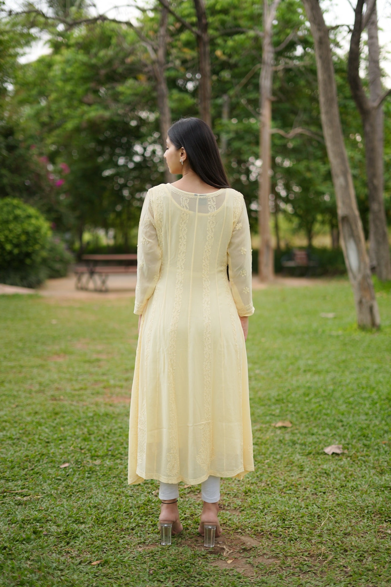 13SJ Jabili Chikankari Anarkali