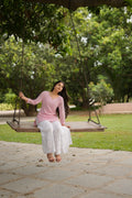 15SJ Jabili Chikankari Short Kurti