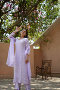 04SJ Jabili Chikankari Straight Kurti Narrow Plazo Set