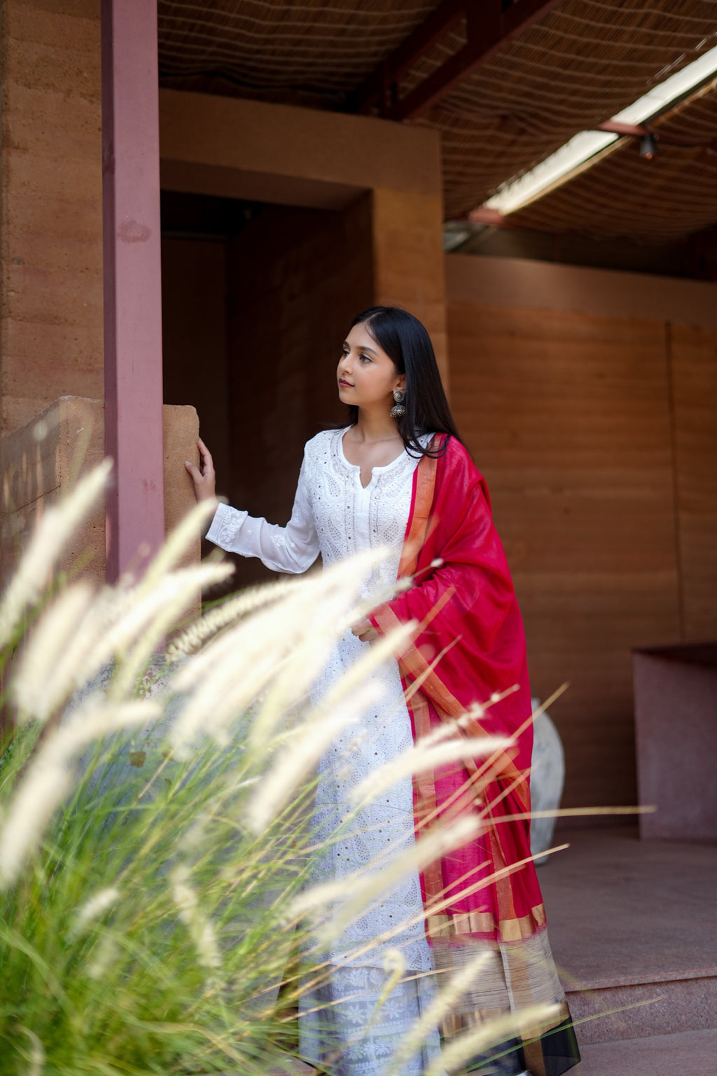 07SJ Jabili Chikankari Kurta