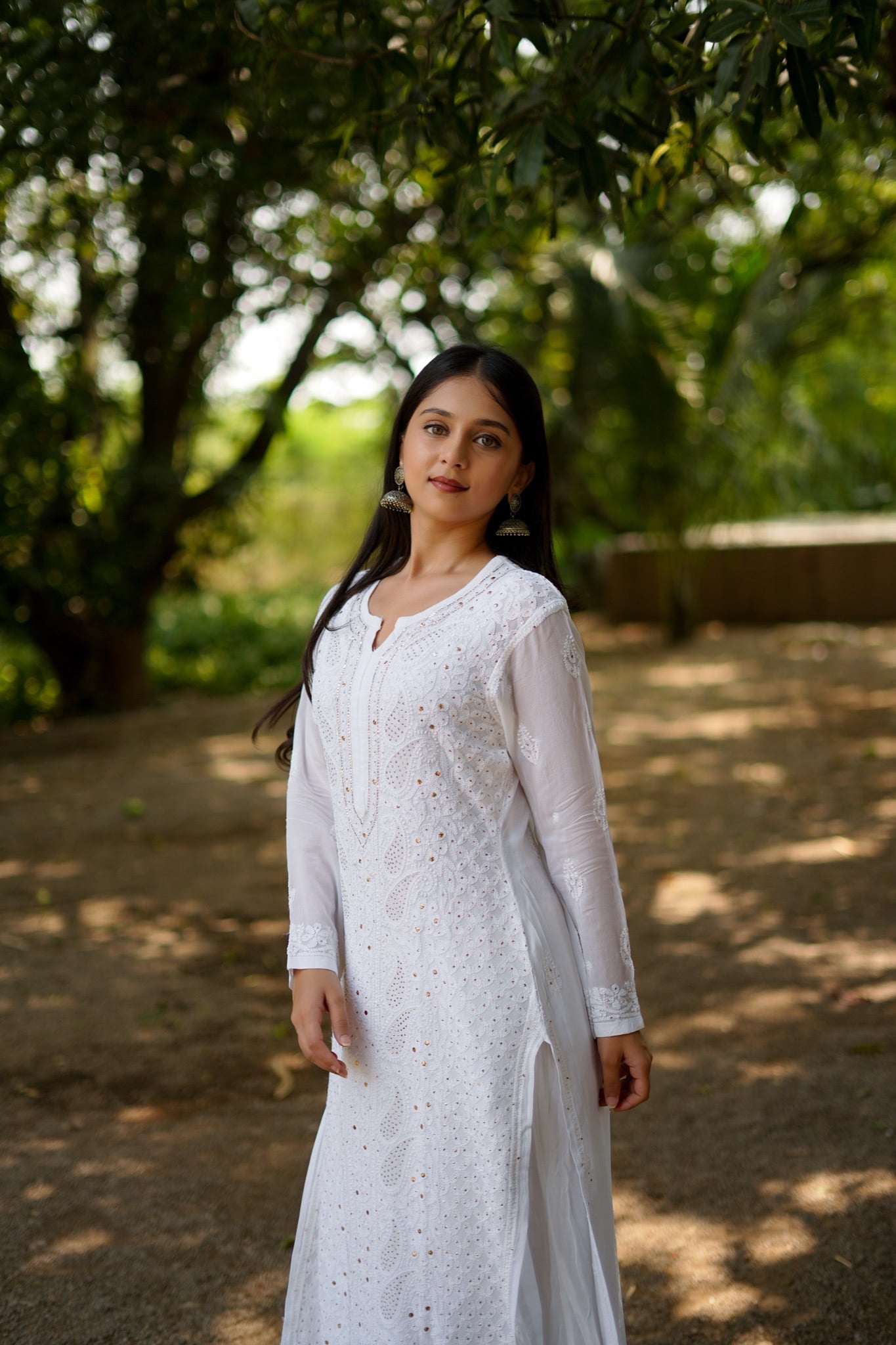 07SJ Jabili Chikankari Kurta
