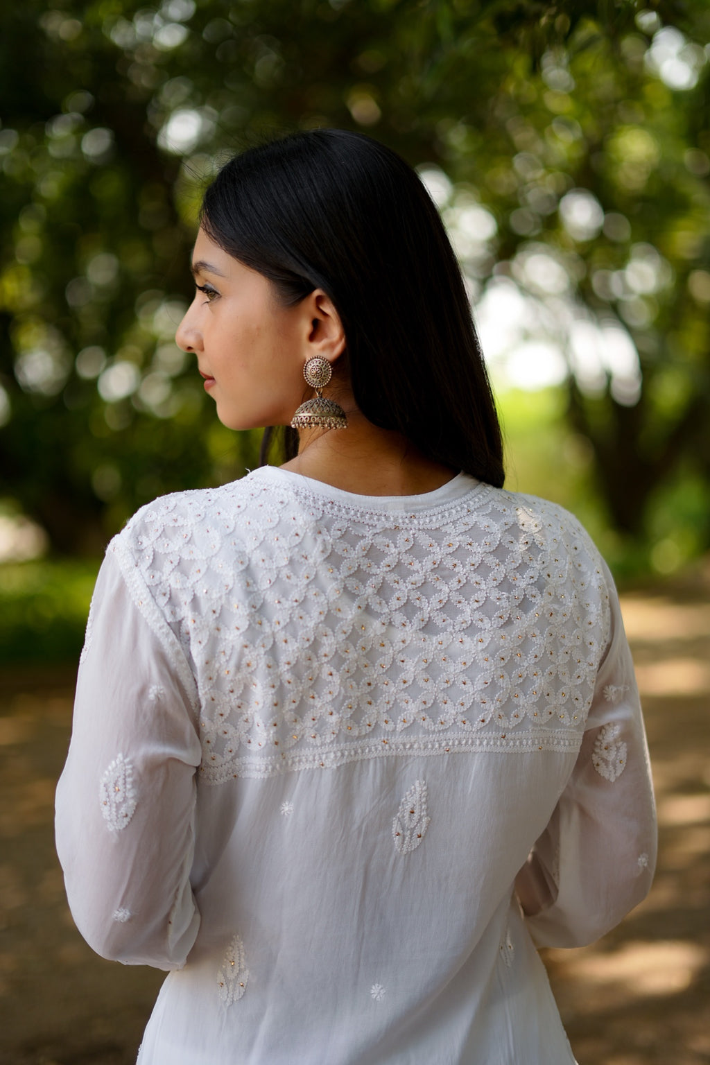 07SJ Jabili Chikankari Kurta